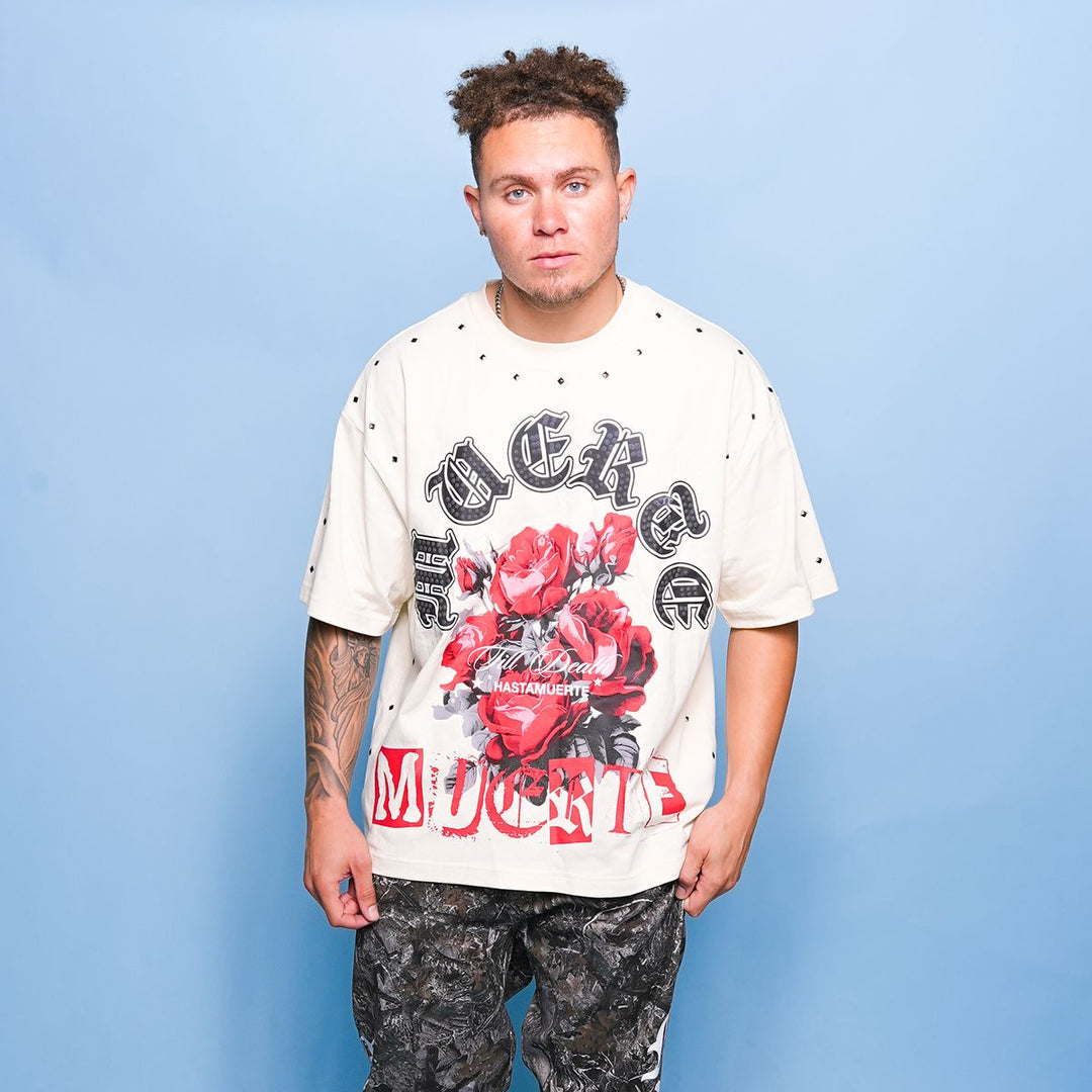 GBR Ribbon Crop Tee (Bone)