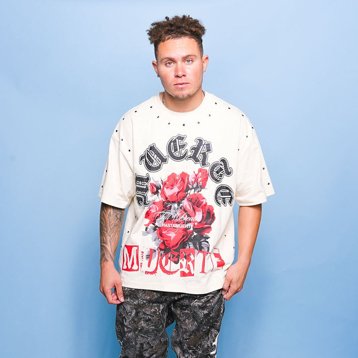 GBR Ribbon Crop Tee (Bone)