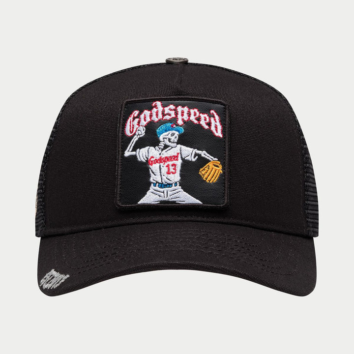 Mood Trucker Hat II (Black Interchangeable Patches)