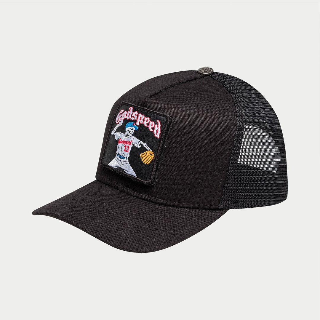 Mood Trucker Hat II (Black Interchangeable Patches)
