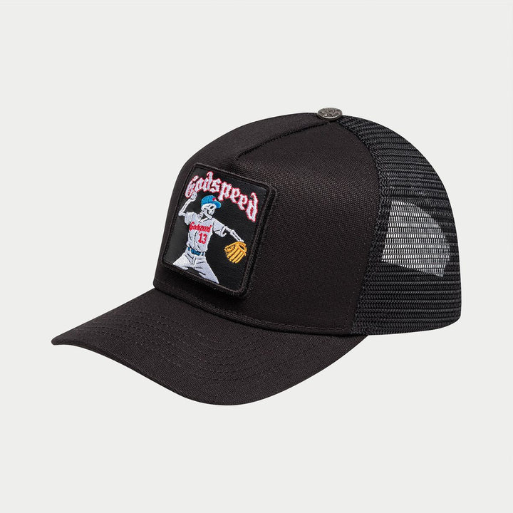 Mood Trucker Hat II (Black Interchangeable Patches)