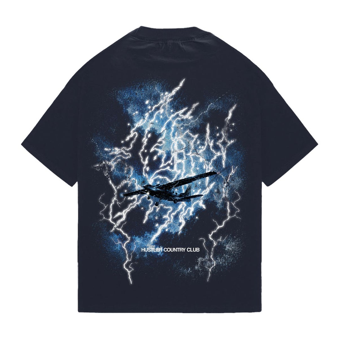 Never Stops Tee (Navy)