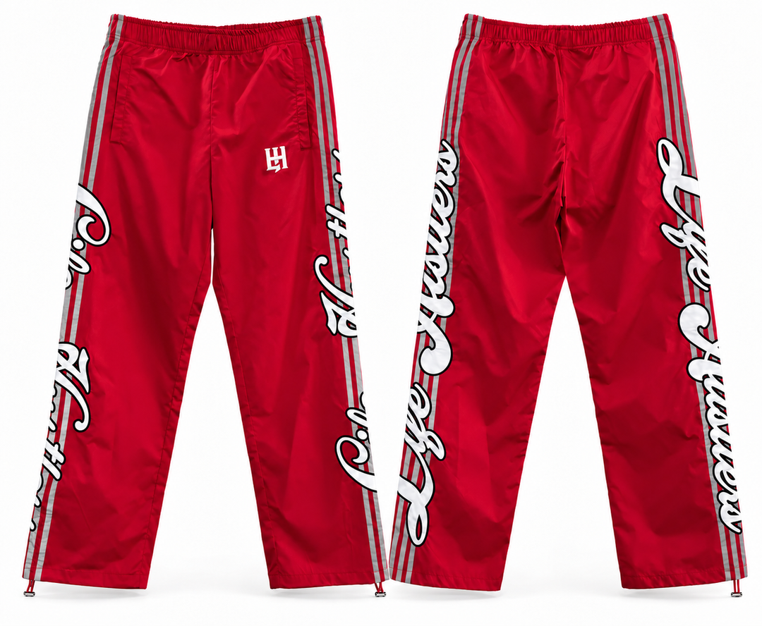 Life Hustlers Track Pants (Red)