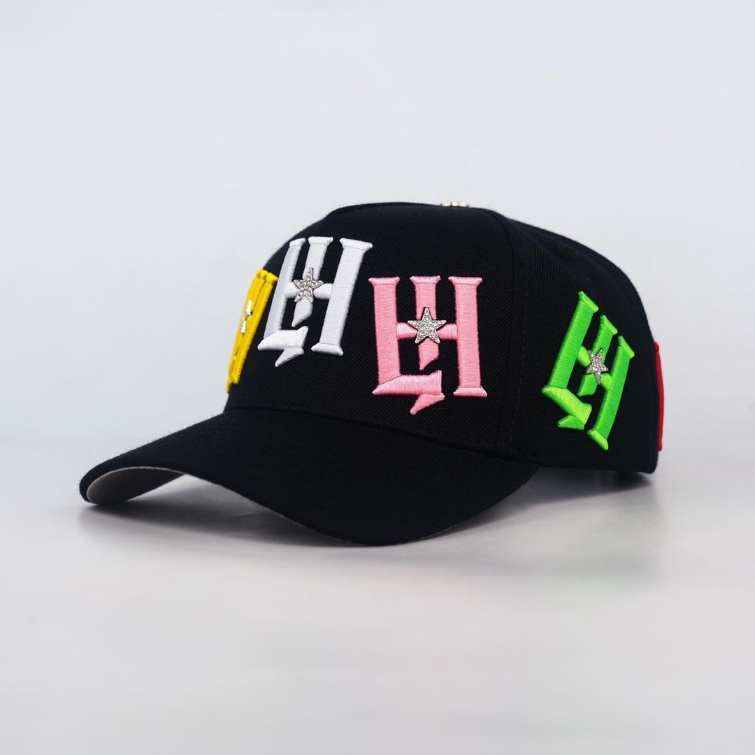 LH Rainbow Logo Hat (Black)