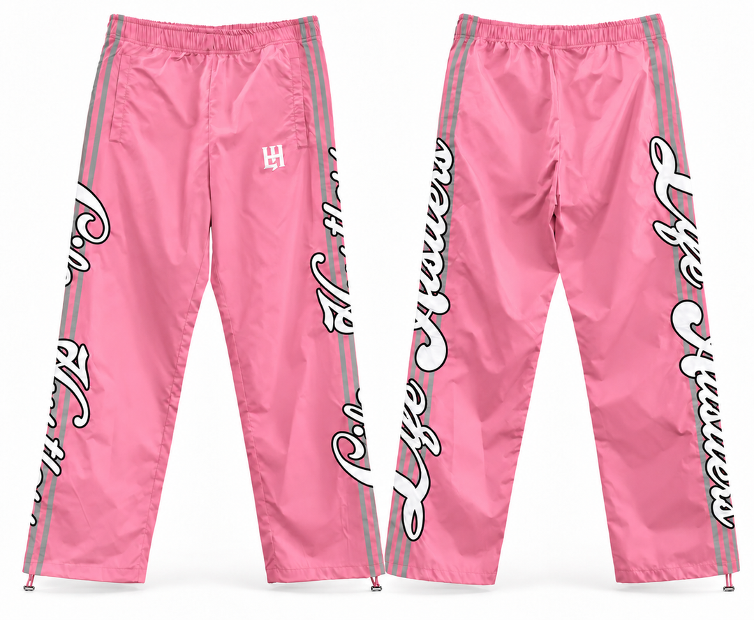 Life Hustlers Track Pants (Pink)