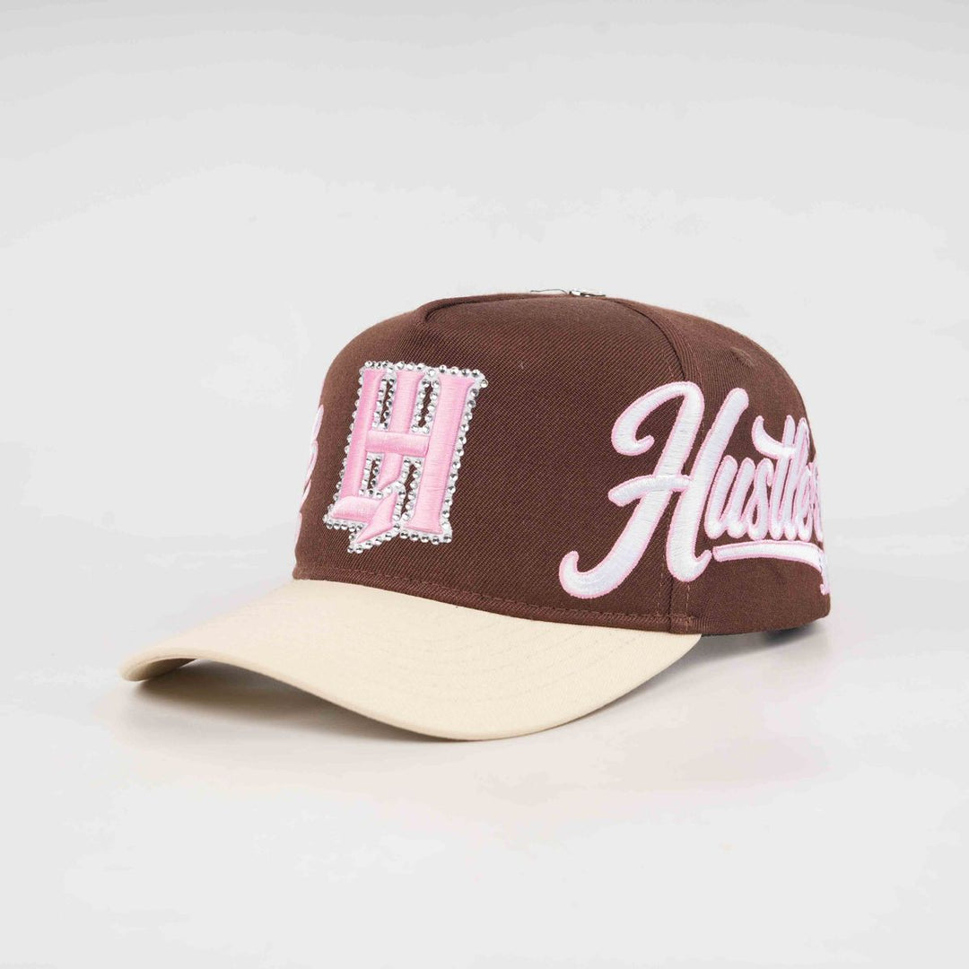 LH Brown/Pink Hat (Brown/Pink)