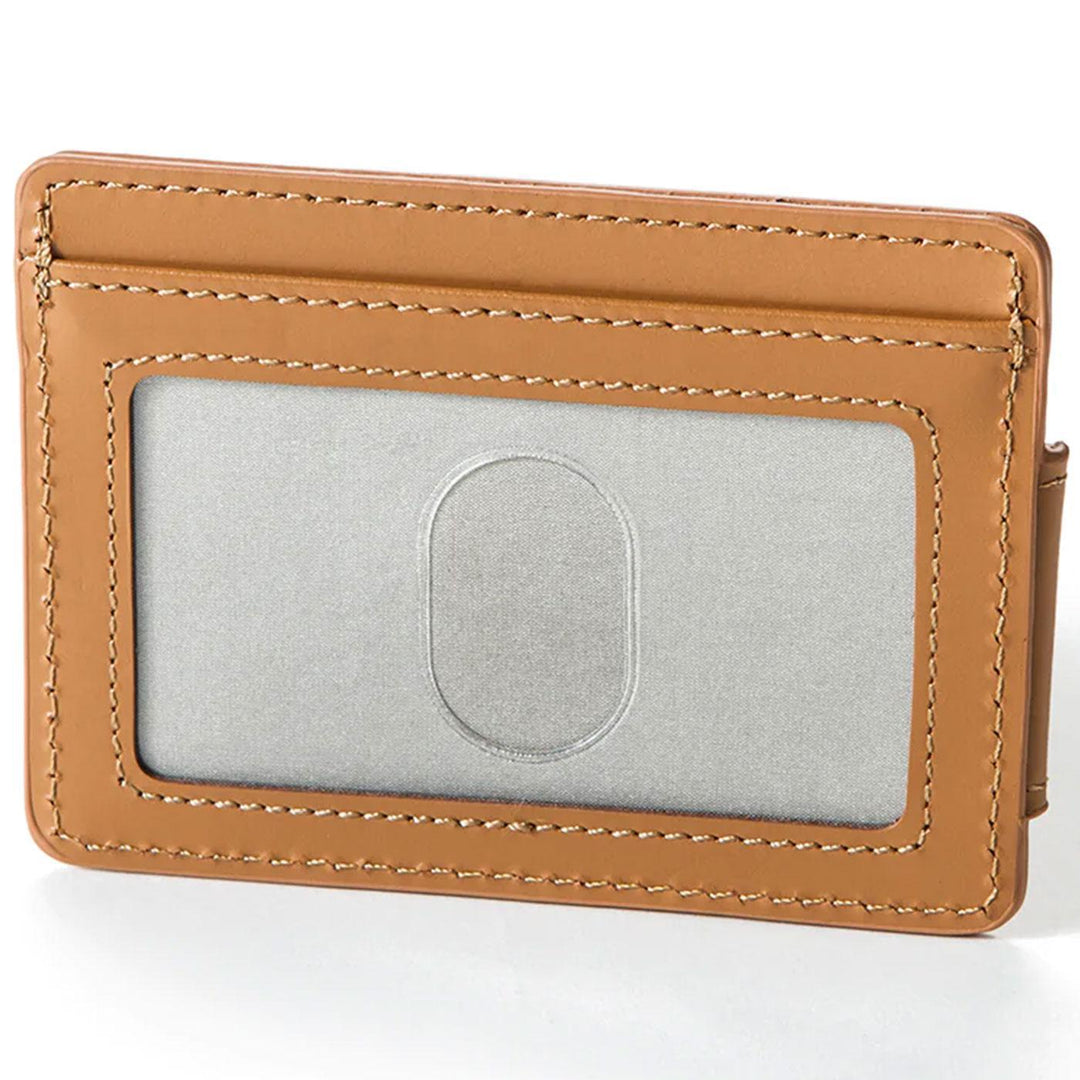 Big Chips &amp; Cookies Money Clip Leather Card Holder (Brown) Detail
