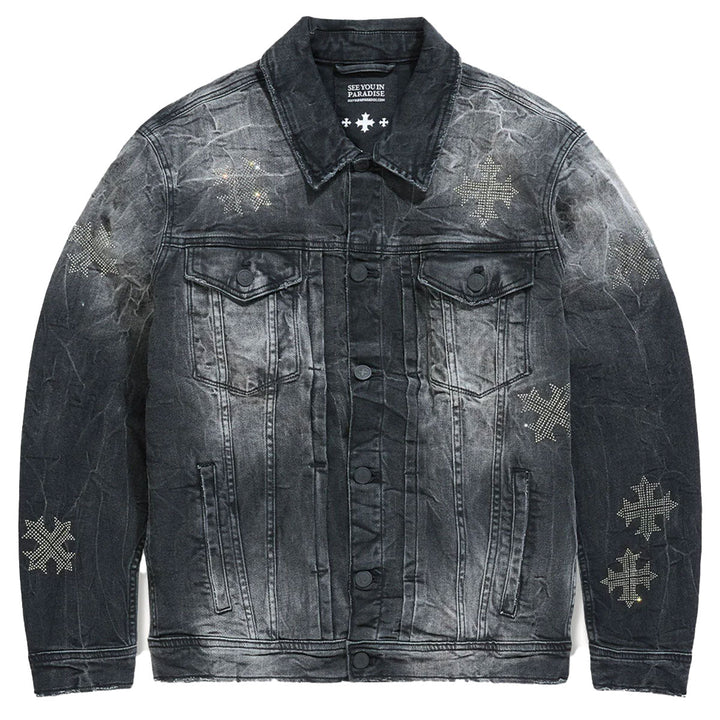Limelight Denim Trucker Jacket (Black Shadow)