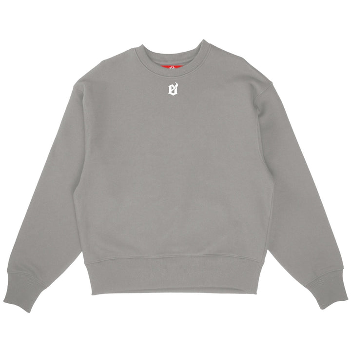 Monogram Crest Crewneck (Cement)