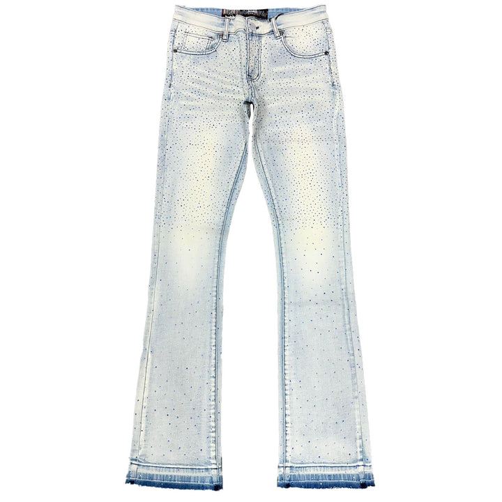 Flared Stone Pants (Ice Wash)