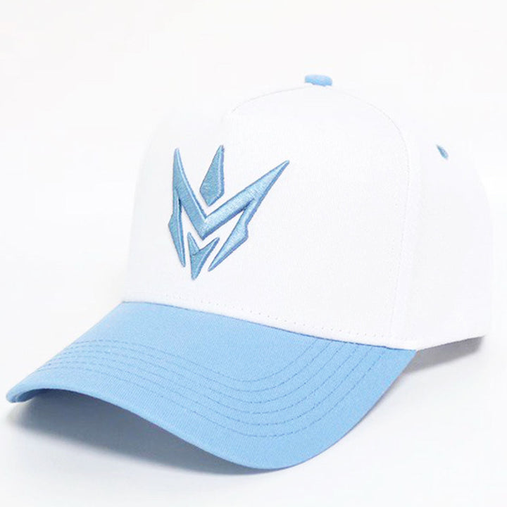 M Spike Hat (White/Carolina Blue)