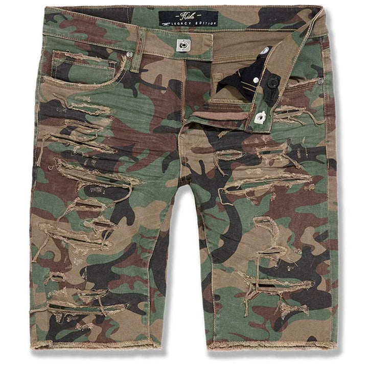 Kids Tulsa Twill Shorts (Vintage Camo)