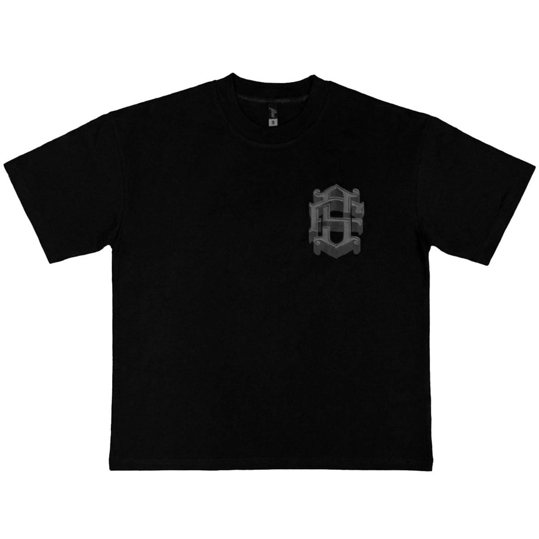 Zorath 3D Oversize Tee (Black / Grey)