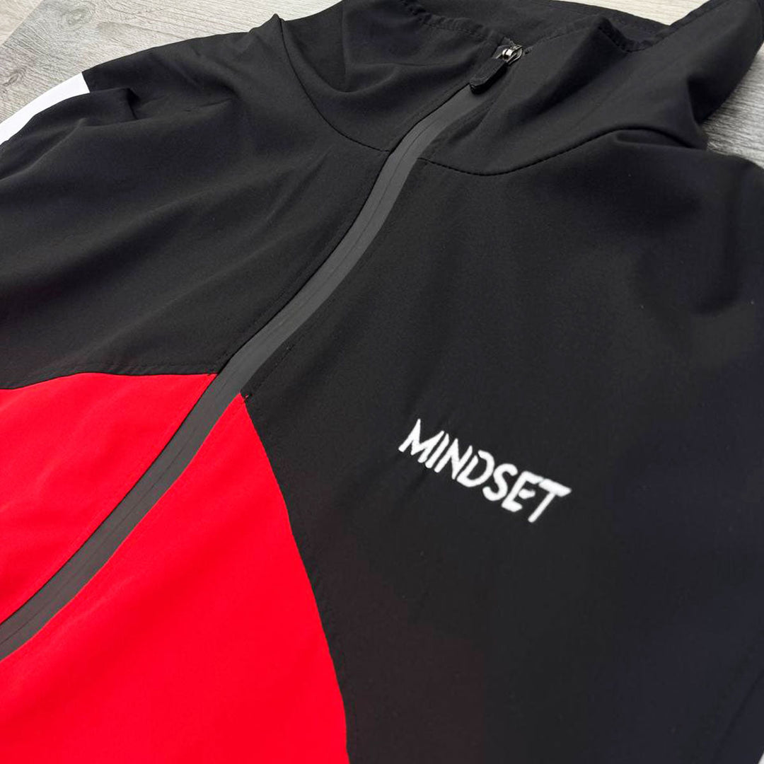 Mind Over Limits Windbreaker (Black / Red)