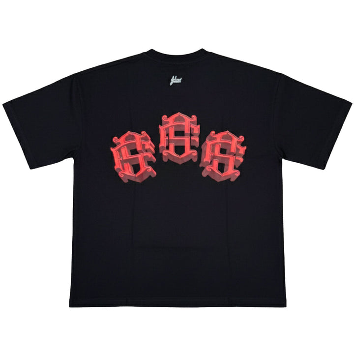 Zorath 3D Oversize Tee (Black / Red)