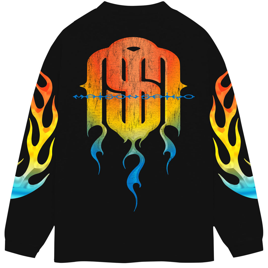 Lost In The Space Long Sleeve Tee (Black)