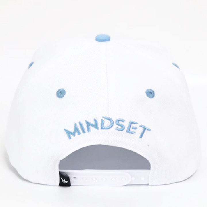 M Spike Hat (White/Carolina Blue)