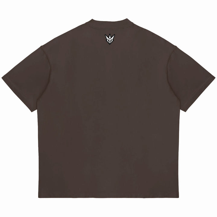 Believe in Yourself Oversize Tee (Dark Brown)