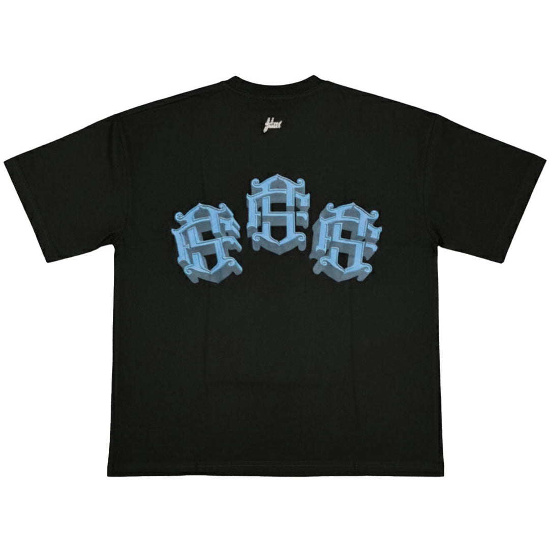 Zorath 3D Oversize Tee (Black / Blue)
