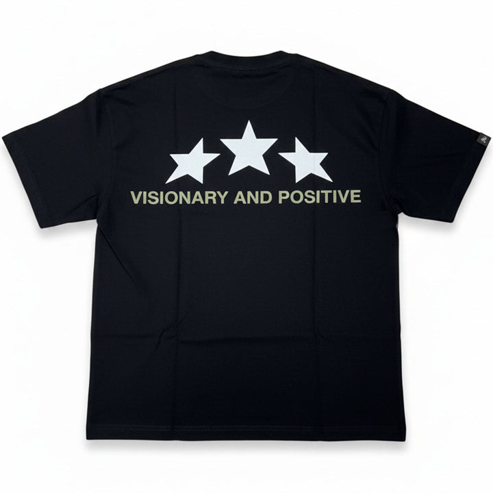 3 Start Oversize Tee (Black / Army)