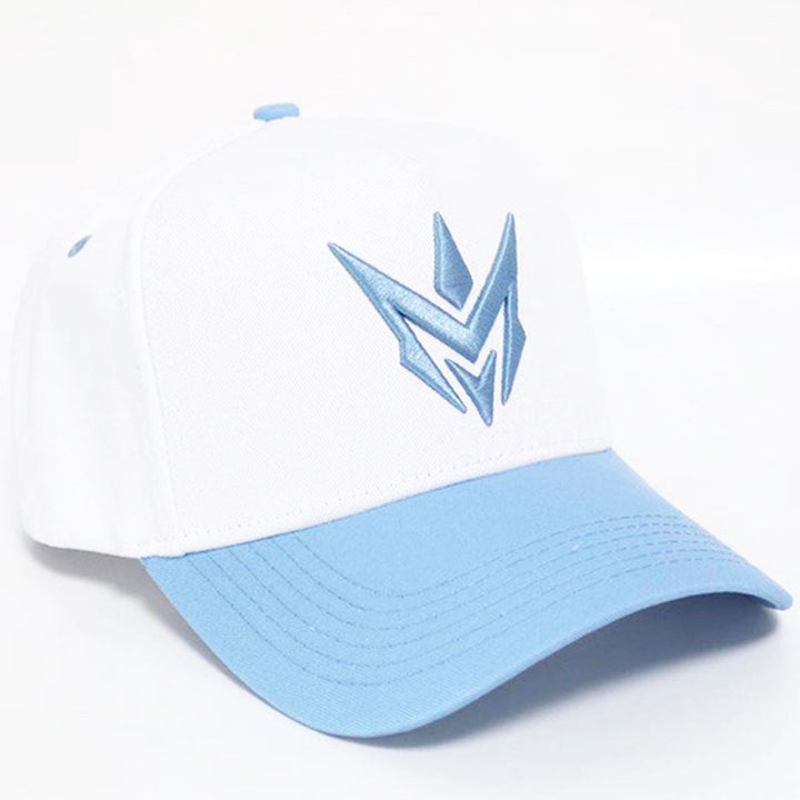 M Spike Hat (White/Carolina Blue)