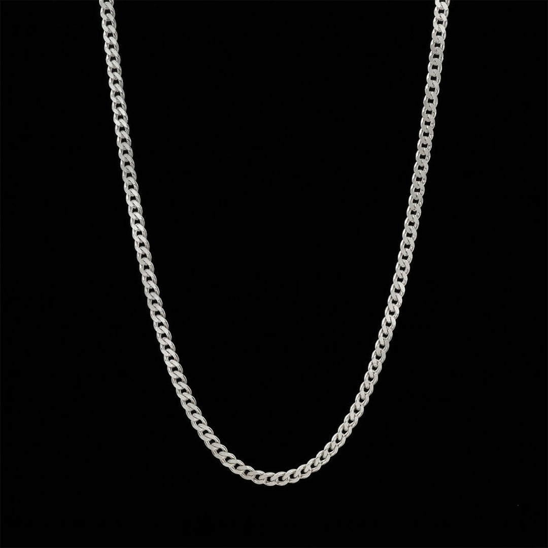 3mm Sterling Silver Cuban Necklace