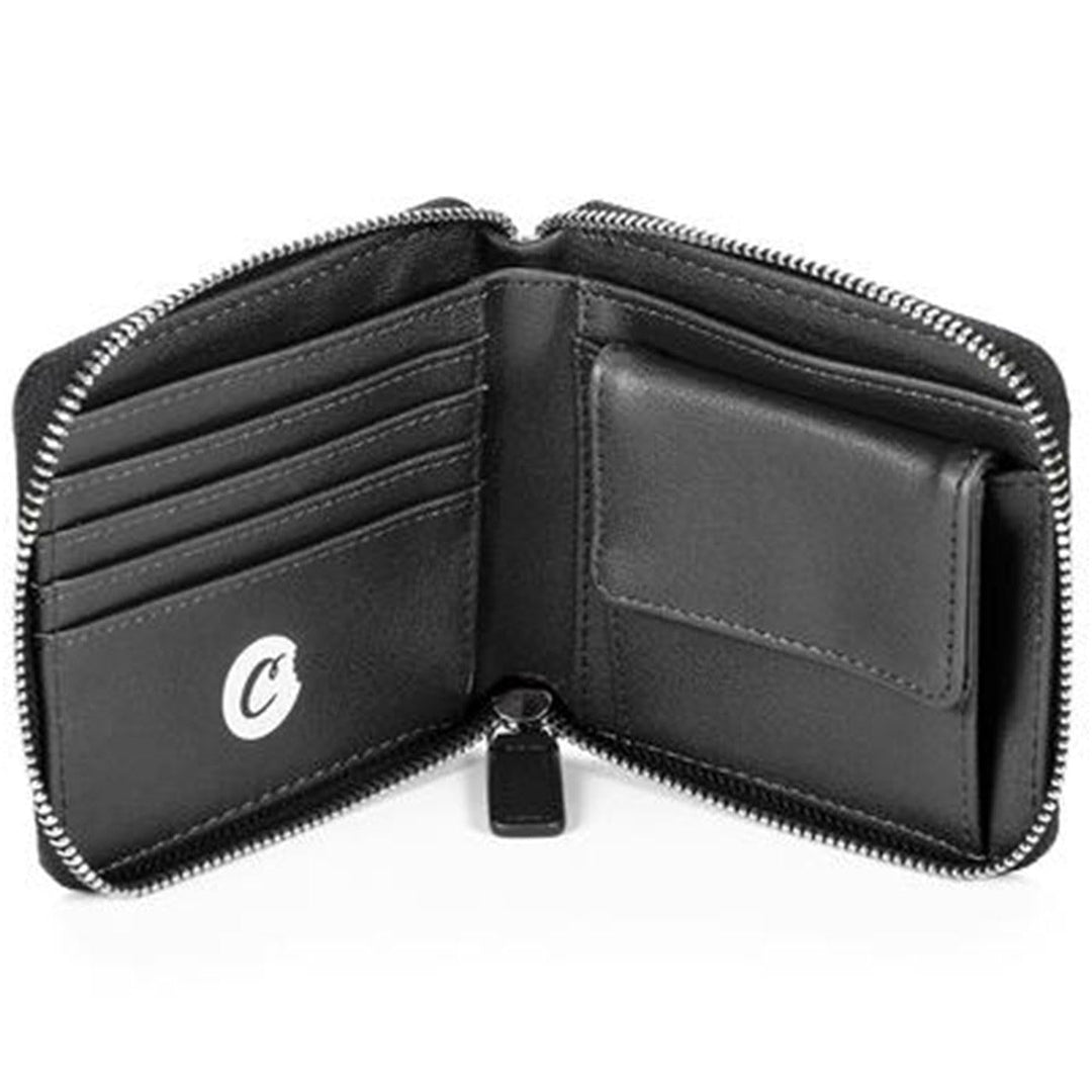 Luxe Zipper Wallet (Black) Inside | Cookies Clothing