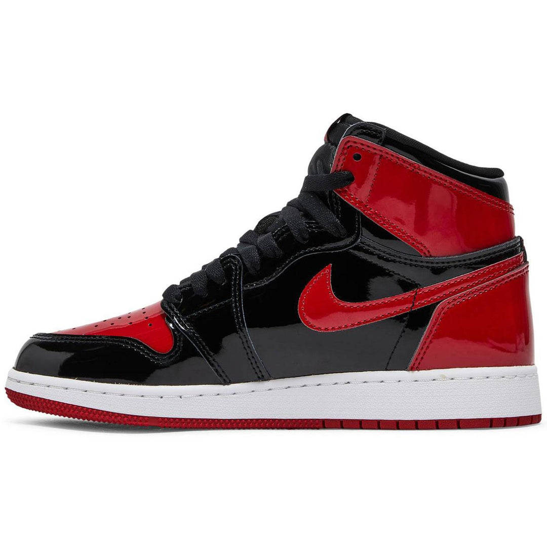 Air Jordan 1 Retro High OG GS 'Patent Bred' Side | 575441 063