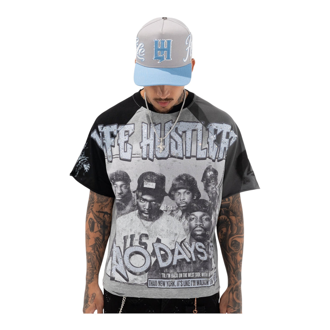 LH Kid Angel Rhinestone Tee (White)