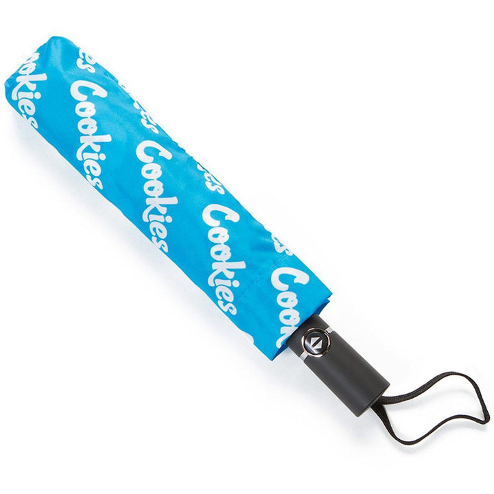 Cookies Original Logo Repeat Umbrella (Blue) Closed | Cookies Clothing