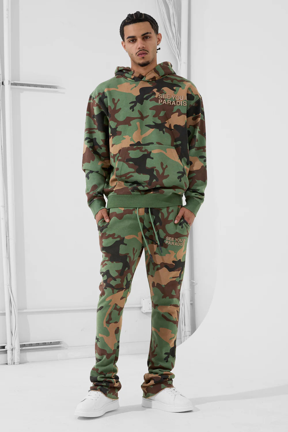 SYIP Stacked Sweatpants (Vintage Camo)