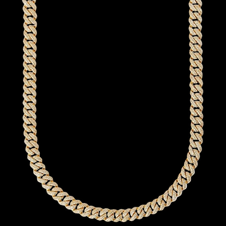 8mm Moissanite Cuban Link Necklace