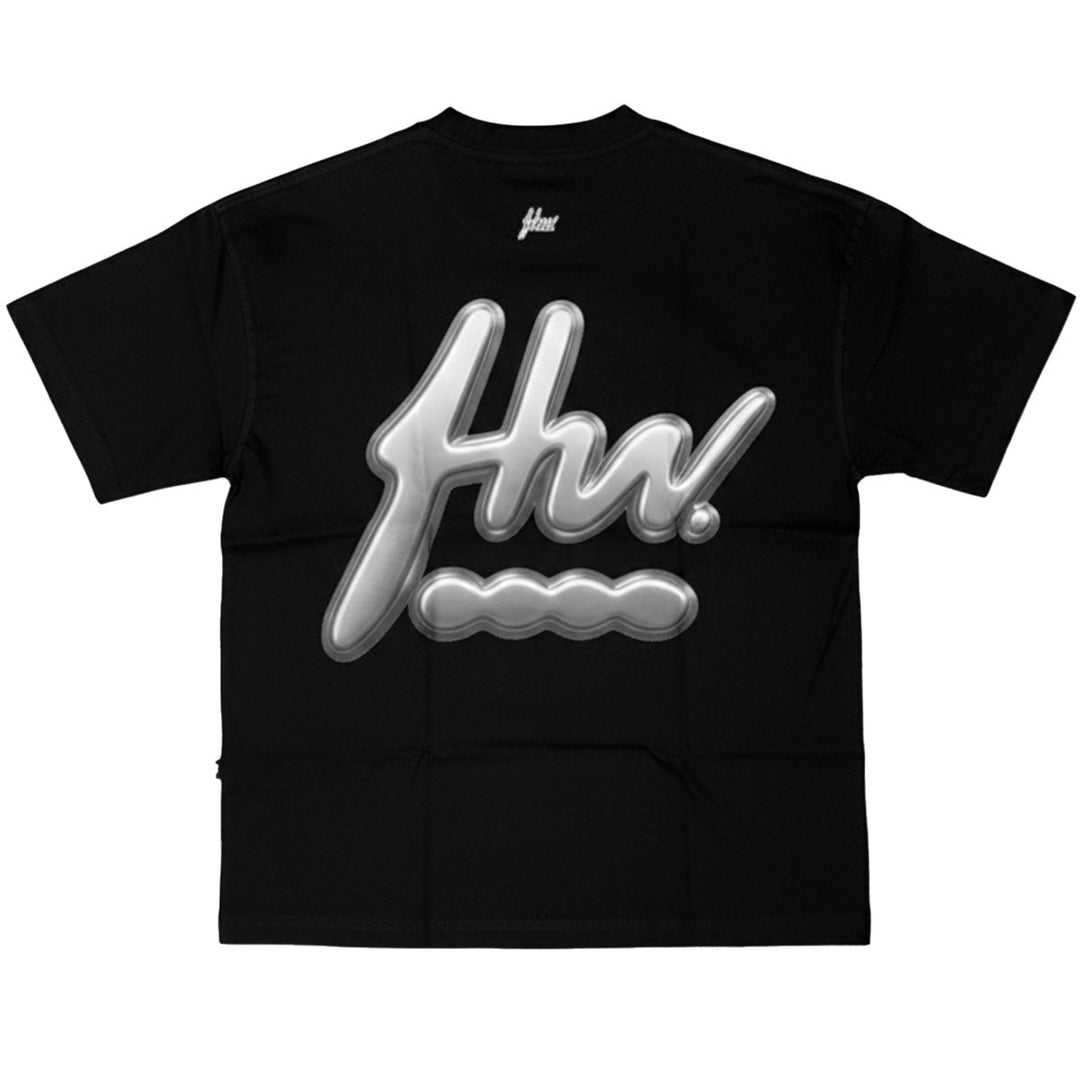 Alloy Silver Oversize Tee (Black)