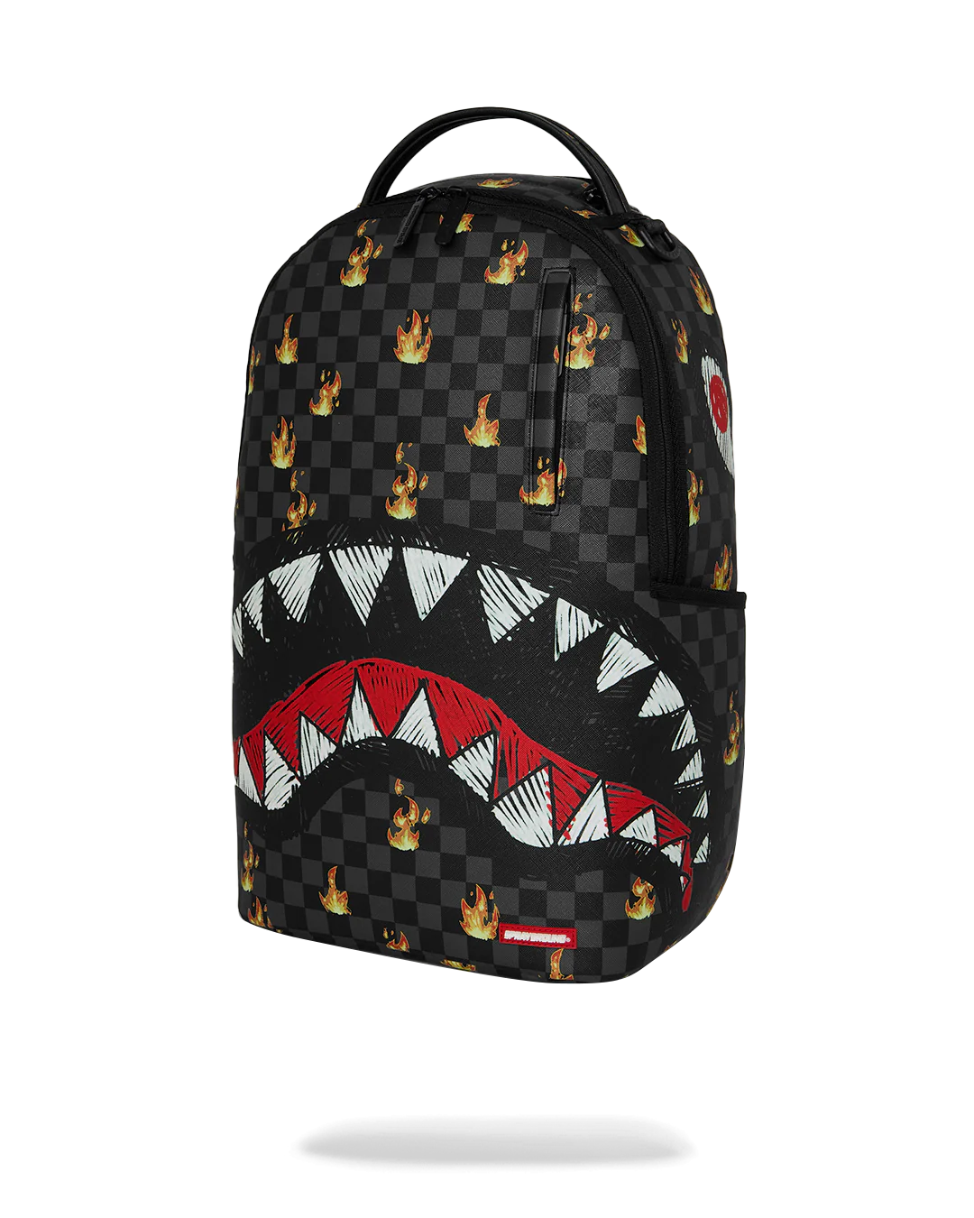 Scribble Fire Check Backpack