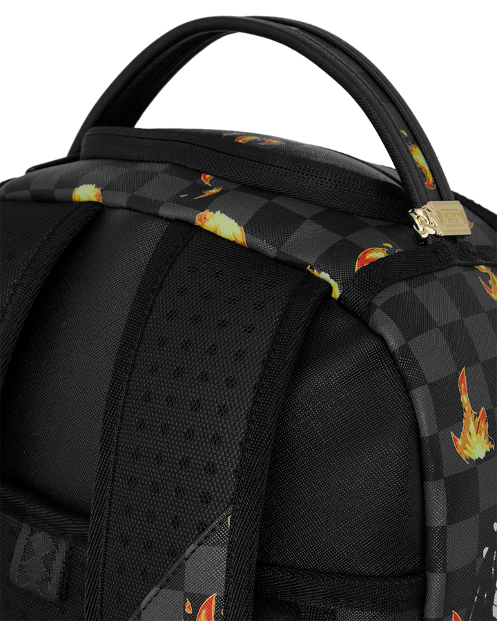 Scribble Fire Check Backpack