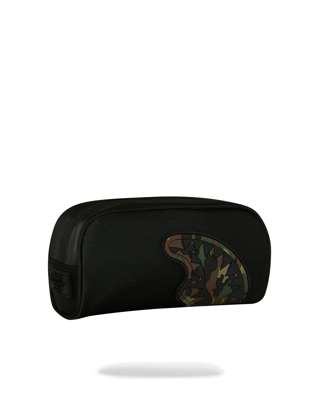 Shark Central Black Nylon Camo Embossed Shark Pouch