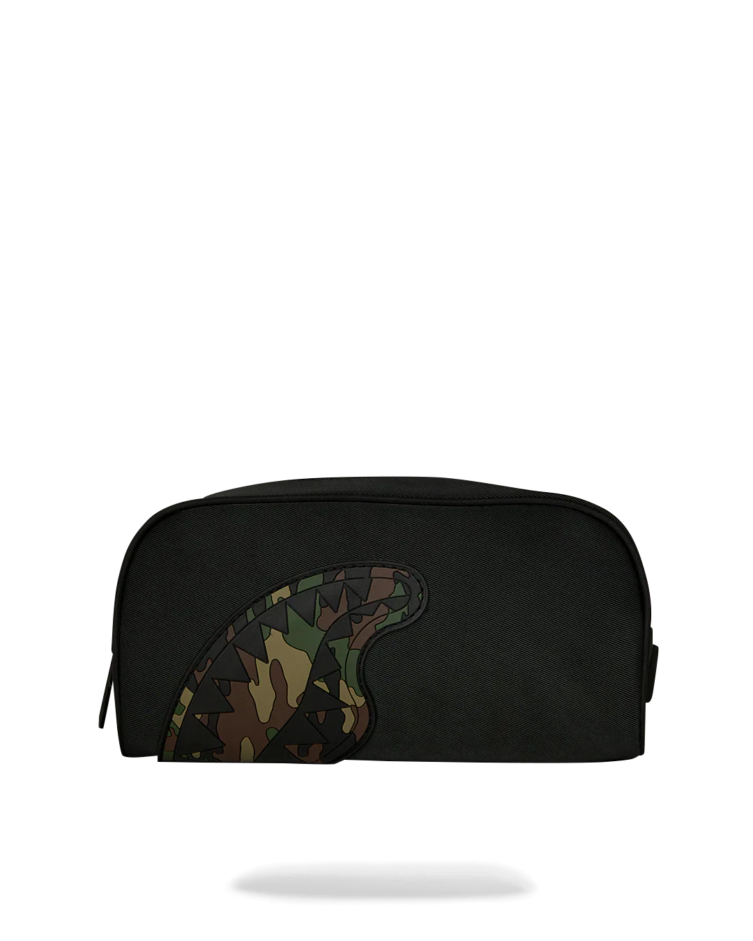 Shark Central Black Nylon Camo Embossed Shark Pouch