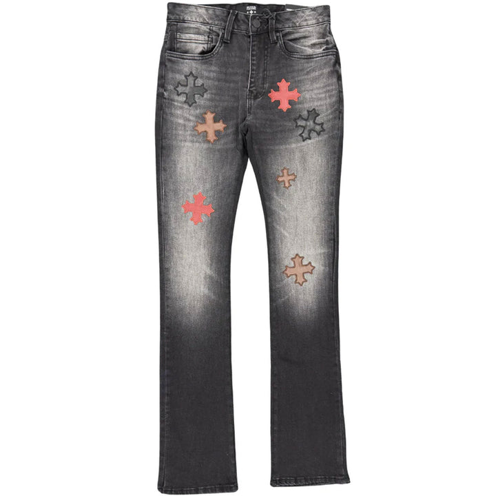 Martin Stacked Denim (Black Shadow)