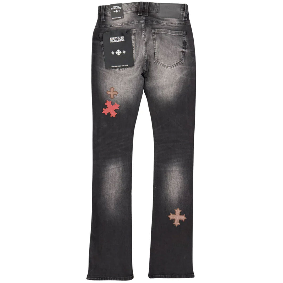 Martin Stacked Denim (Black Shadow)