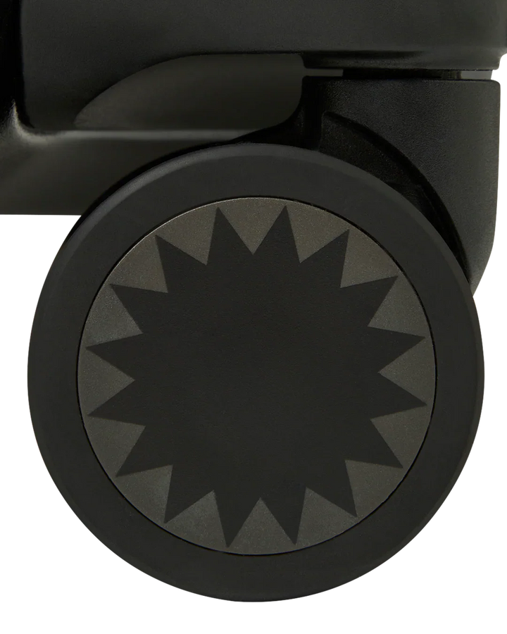 Black Check Toon Shark Carry-On Luggage