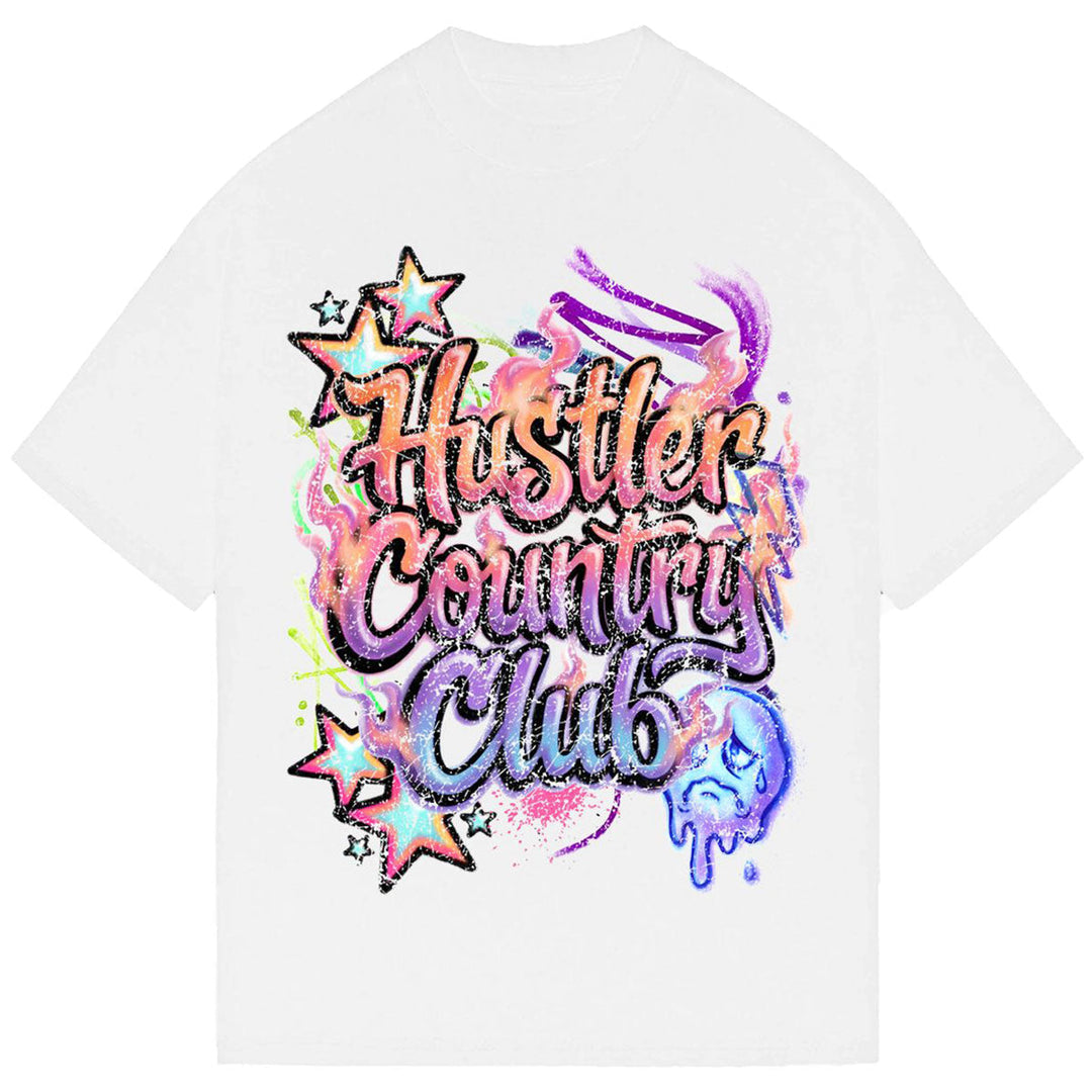 Candy Drip Hustler Tee (White)