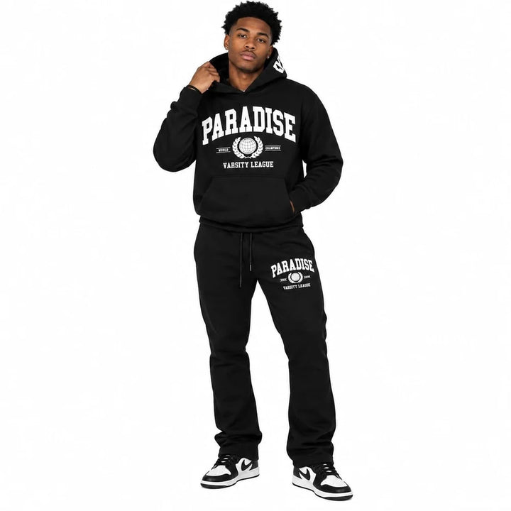 High Density Collegiate Sweatpants (Black)