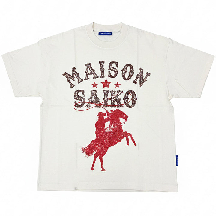 Cowboy Horse Tee (Cream)