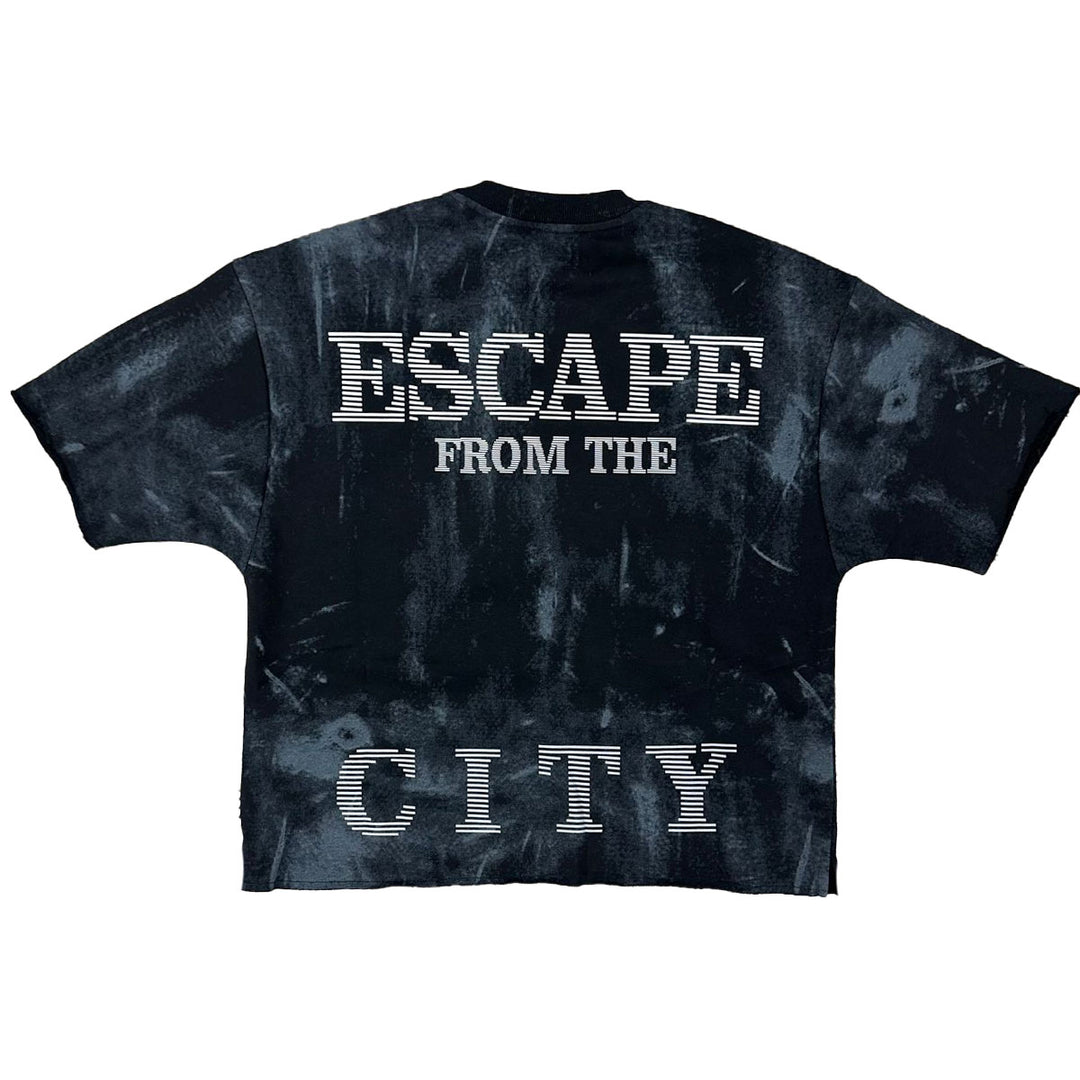 Crash Out Cropped Tee (Black)
