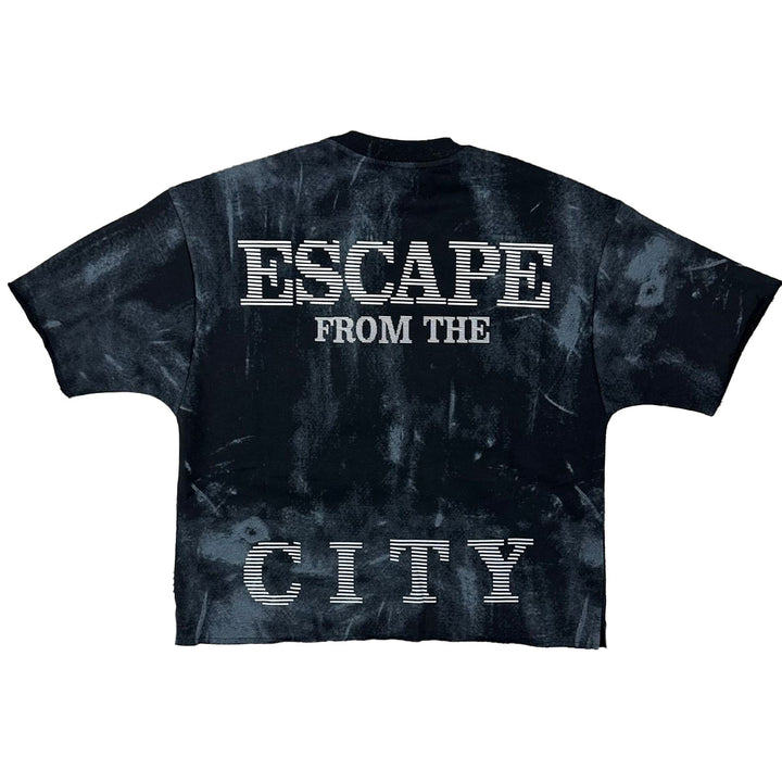 Crash Out Cropped Tee (Black)
