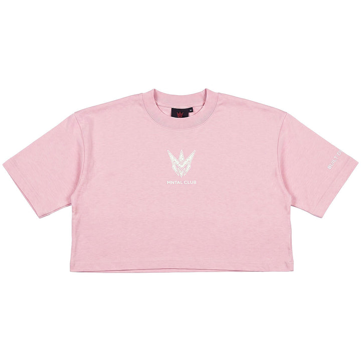 MNTAL Club Cropped Tee (Pink)