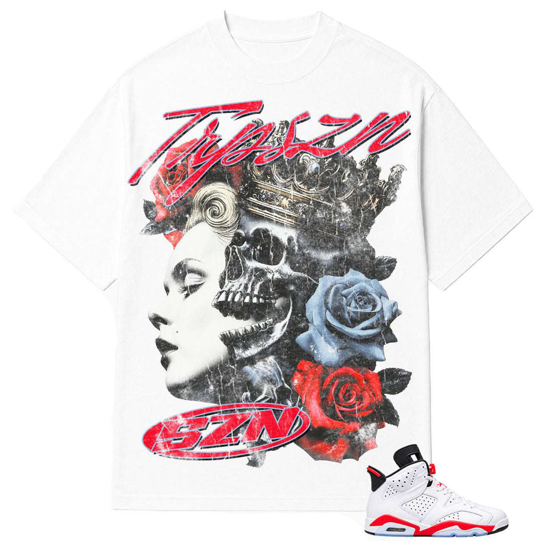 Dead Roses Tee (White)