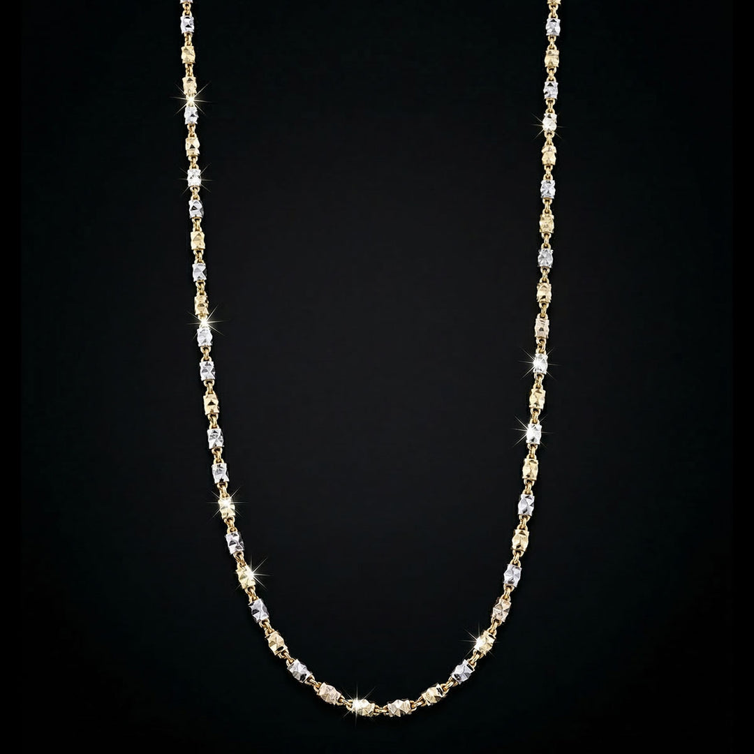 Diamond Cut Sterling Silver Necklace