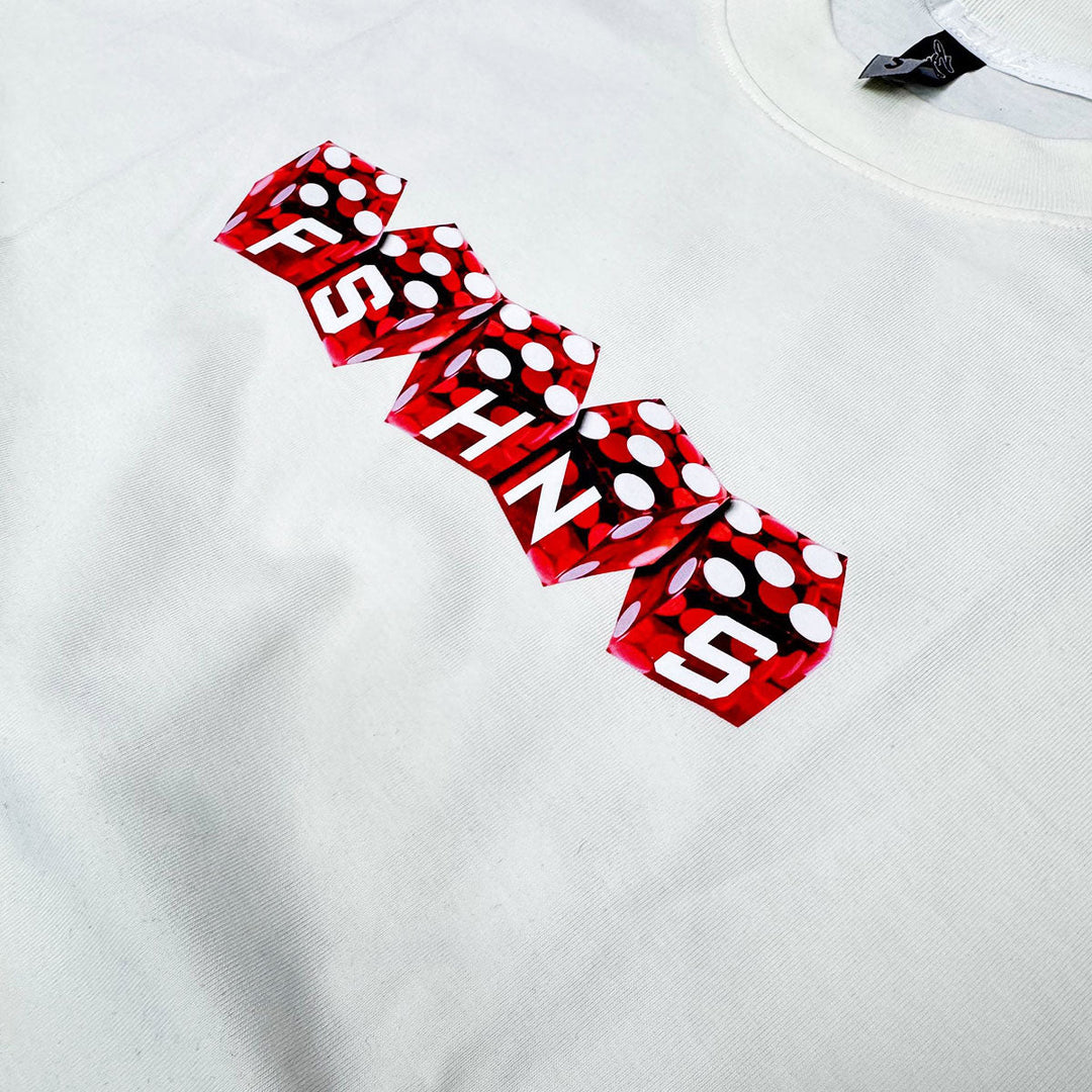 Red Dice Oversize Tee (Vanilla)