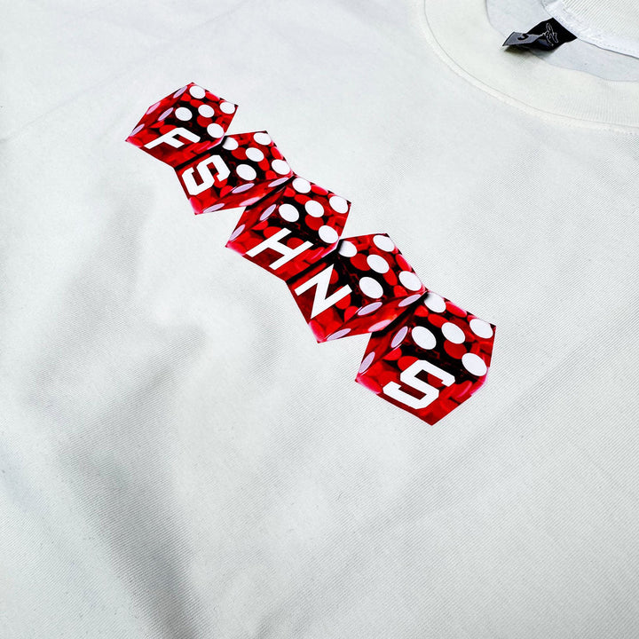 Red Dice Oversize Tee (Vanilla)